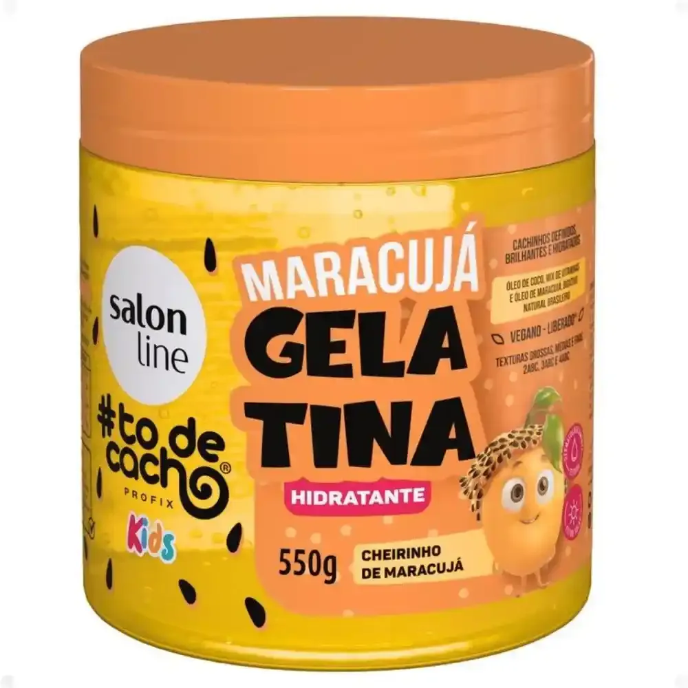 #TODECACHINHOS KIDS Gelatina Condicionante Hidratante Maracuja 