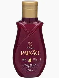 Óleo Corporal Hidratante Paixão Framboesa Negra