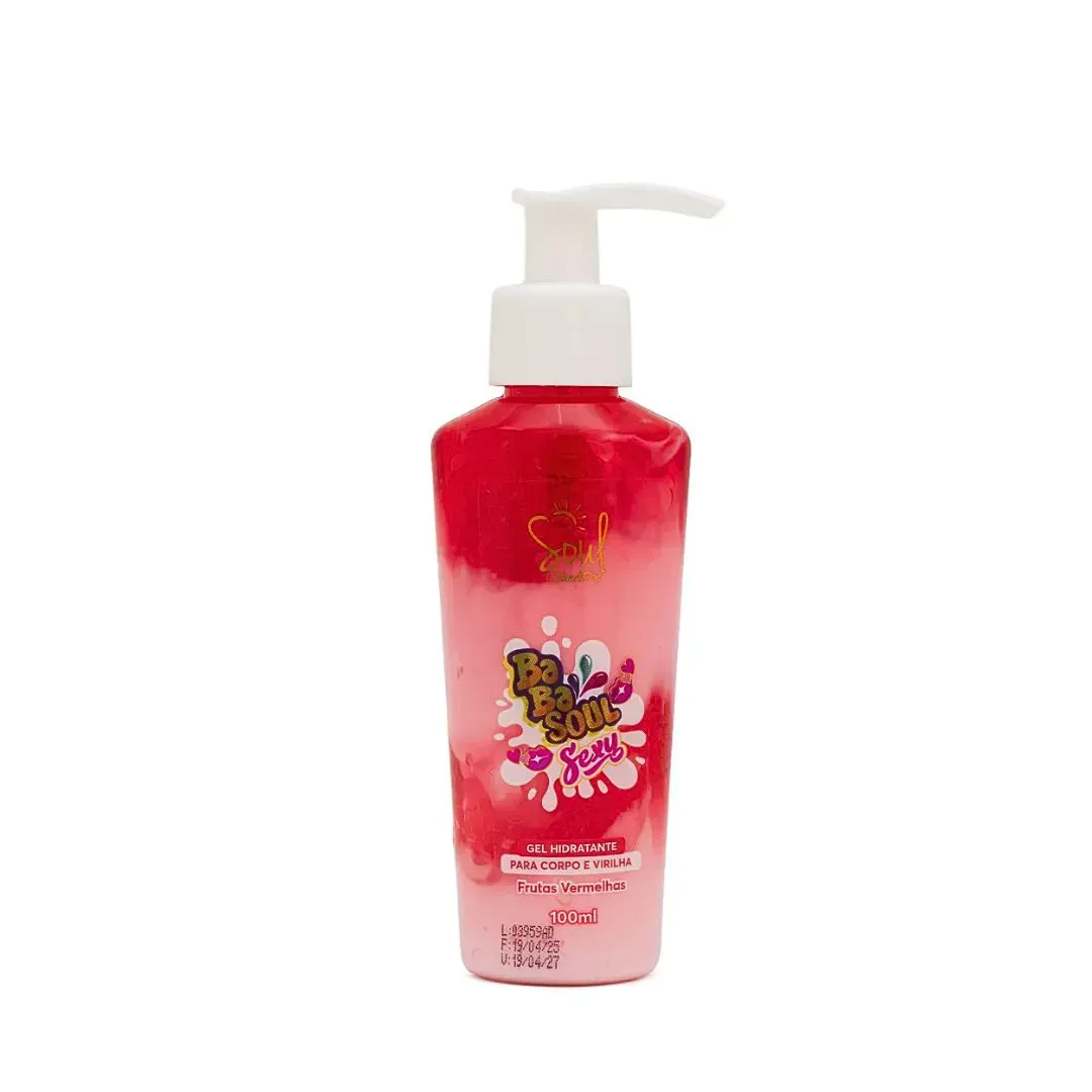 Gel Hidratante Babasoul Sexy Frutas Vermelhas